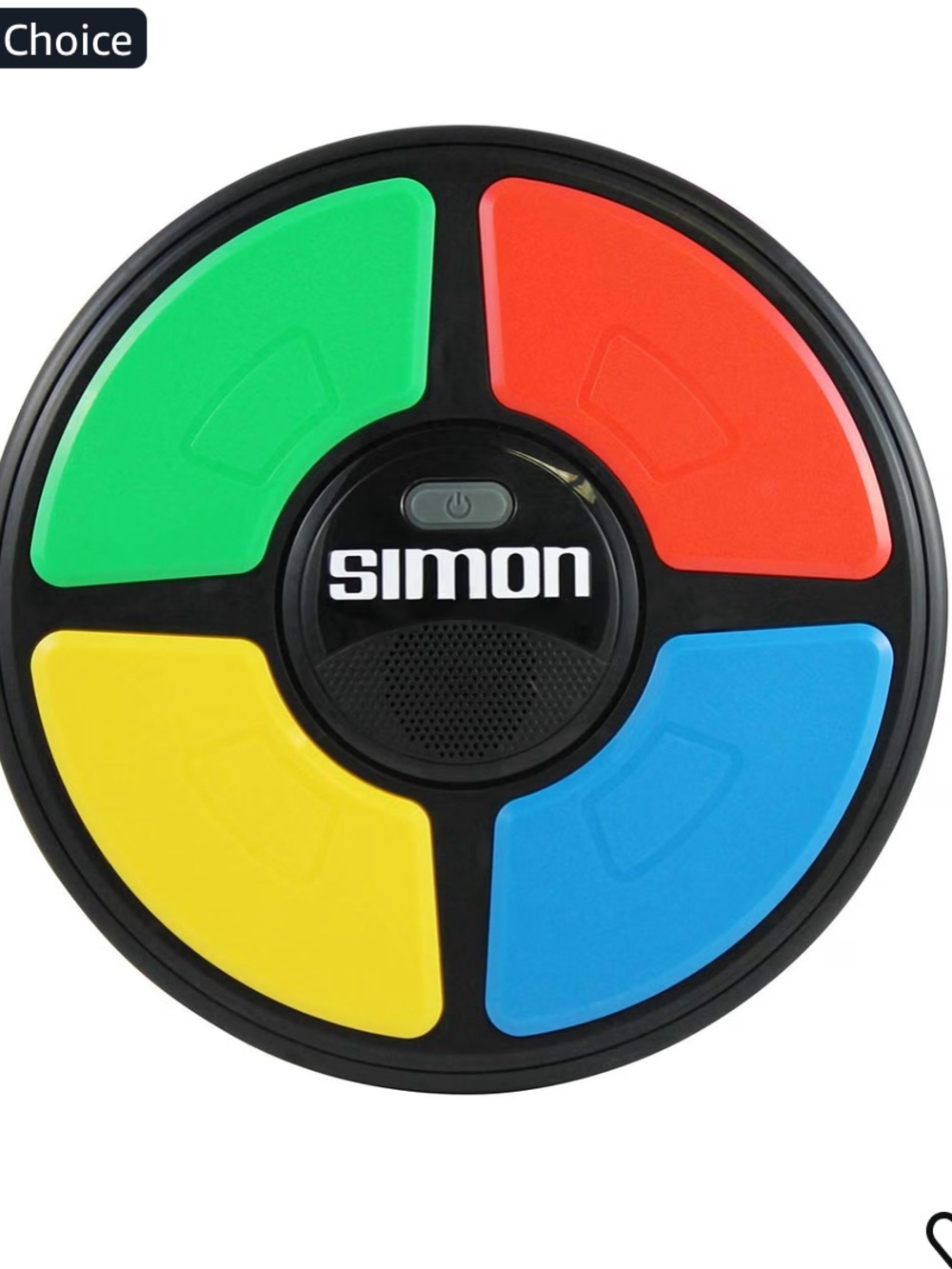 Simons Portable Electronic Memory Game - Red, Green, Blue, Yellow
